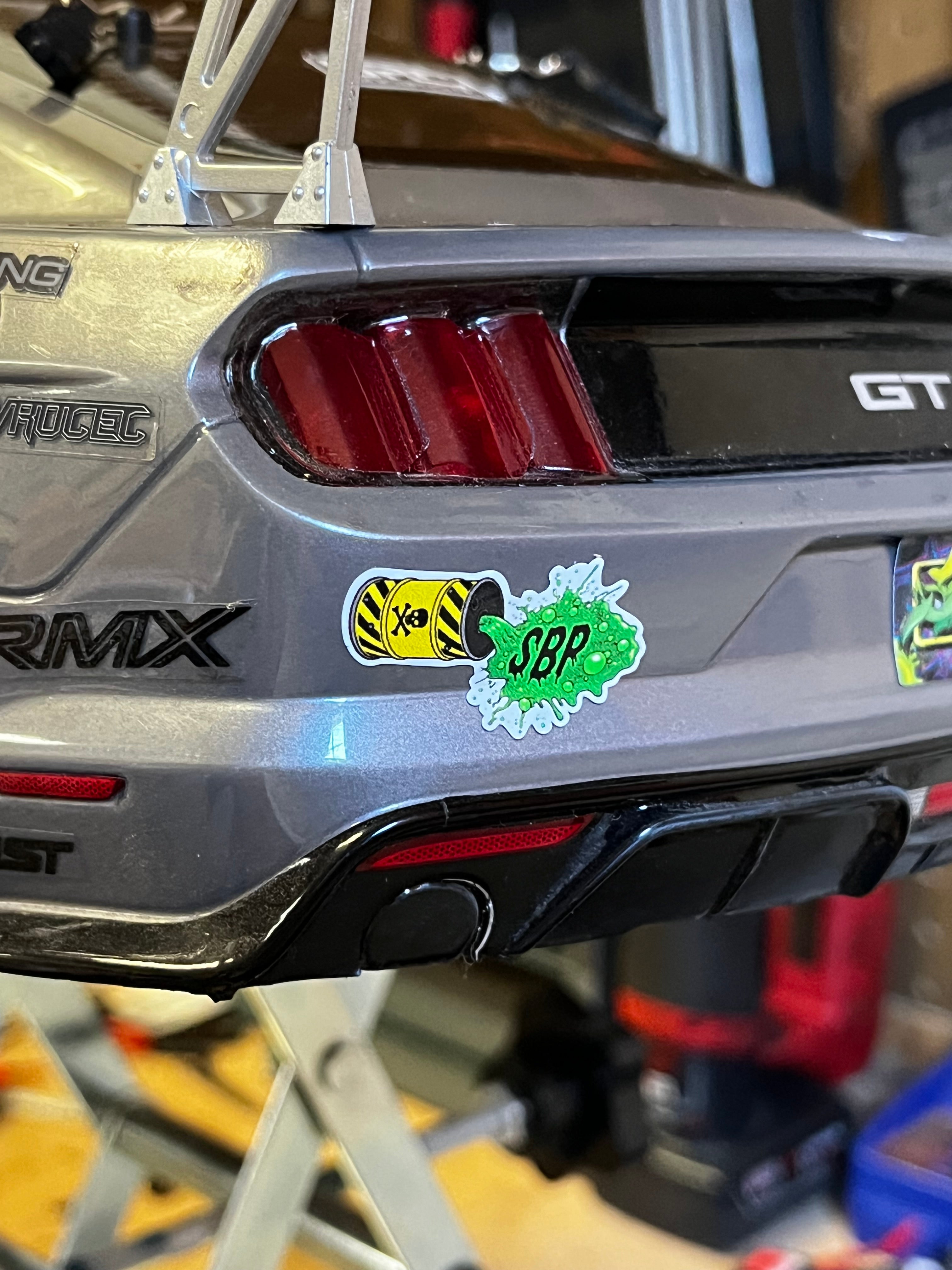 SBP TOXIC SPILL STICKER
