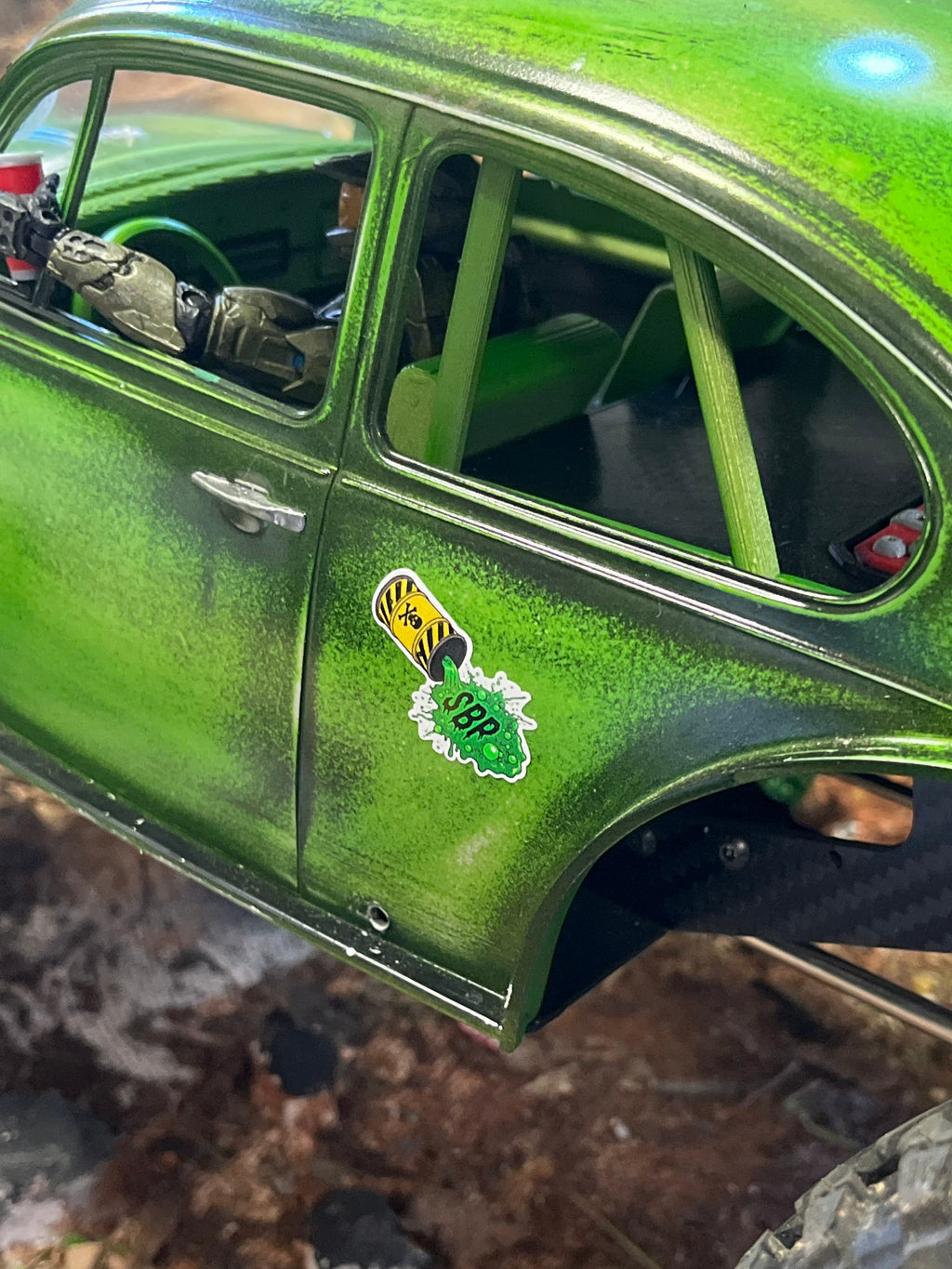 SBP TOXIC SPILL STICKER